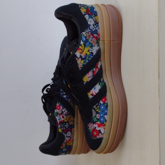 Adidas X Liberty Gazelle Floral With Black Trim Size 8 - Picture 6 of 12